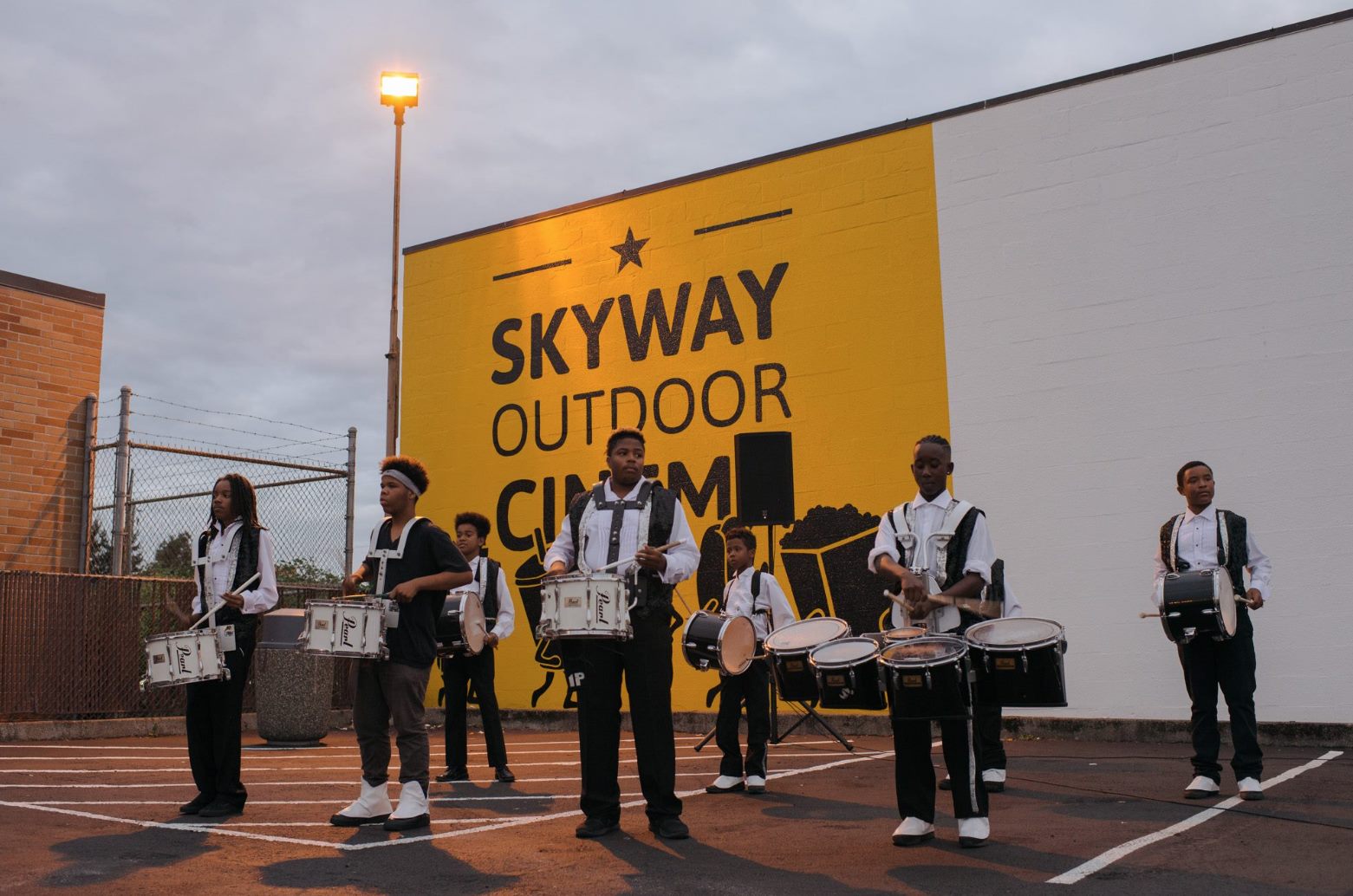 Drumline at Skyway Outdoor Cinema 2017